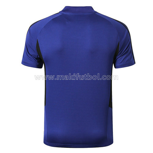 camiseta manchester united polo 2019-20 azul
